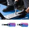 Orivin 2pcs Pro Stunt Scooter Pegs – Rainbow Black Aluminum