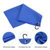 PATIKIL 12"x12" Tri-Fold Golf Towels, Waffle Pattern Towels Soft Fiber