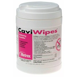 Metrex Case of Metrex Caviwipes 13-1100 Towelettes Large 160 Canister - Case of 12- NEW