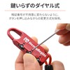 HenlyBegins DLK120R Daytona Combination Cable Lock, Padlock for Motorcycle Seat