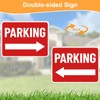 Parking Sign 2 Pack, 16"x12" Parking Signs for Outside Event,