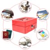 1Pc Mini Portable Iron Petty Lockable Cash Money Coin Safe