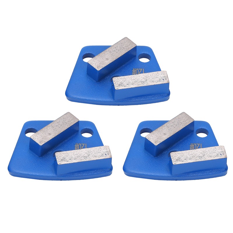 3Pcs Diamond Grinding Shoes Trapezoid Concrete Floor Aggreesive Cutting 2