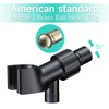Adjustable Handheld Shower Head Holder- Premium ABS Bracket- Brass Ball