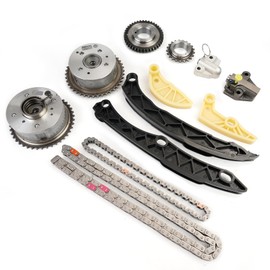 Htostar Racing Engine Timing Chain Kit with Camshaft VVT Gear Compatible with Kia Optima 2014-2017 Compatible with Sorento 2011-2018 Compatible with Sportage 2011-2017 Replace# 24321-2G111 24471-2G350