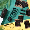 100 Sets Kwanzaa Silicone Bracelet Bulk African Rubber Wristband