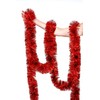 2 Pack Red Super Duper Thick Tinsel Garland 50 Ft