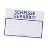 trendaffe Scheisse Geparkt! (German language) Comic Edition Windscreen Notepad, Set