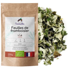 Organic Raspberry Leaves 200 g – Chabiothé – Raspberry Leaf Tea – Made in France