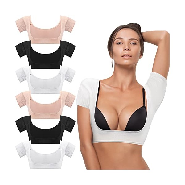 Handepo Handepo 6 Pcs Underarm Sweat Vest Breathable Armpit Sweat