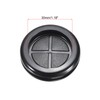 sourcing map Rubber Grommet Round Double-Sided Mount Dia 35 mm