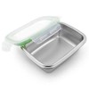 Femora Lunch Box High Steel Rectangle Container with Lock Lid