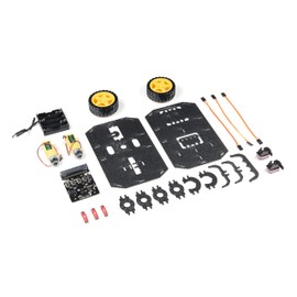 SparkFun micro:bot kit - v2.0 - Qwiic-enabled robotics platform Learn to build and program robots Includes Line Following Sensors Accelerometer Servos to make a jousting combat bot Classroom Education