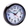 Atlanta Funkwecker ohne Ticken mit Nachtlicht Analog Schwarz - 1850-7