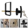 WellMade Shed Door Latch, T Handle Lock Kit, 5½" Storage