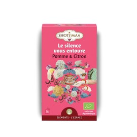 Organic Herbal Tea The Silence Wraps You - Soothing and Refreshing Feel-Good Infusion - Honeybush, Apple and Lemon - Ideal for Evening