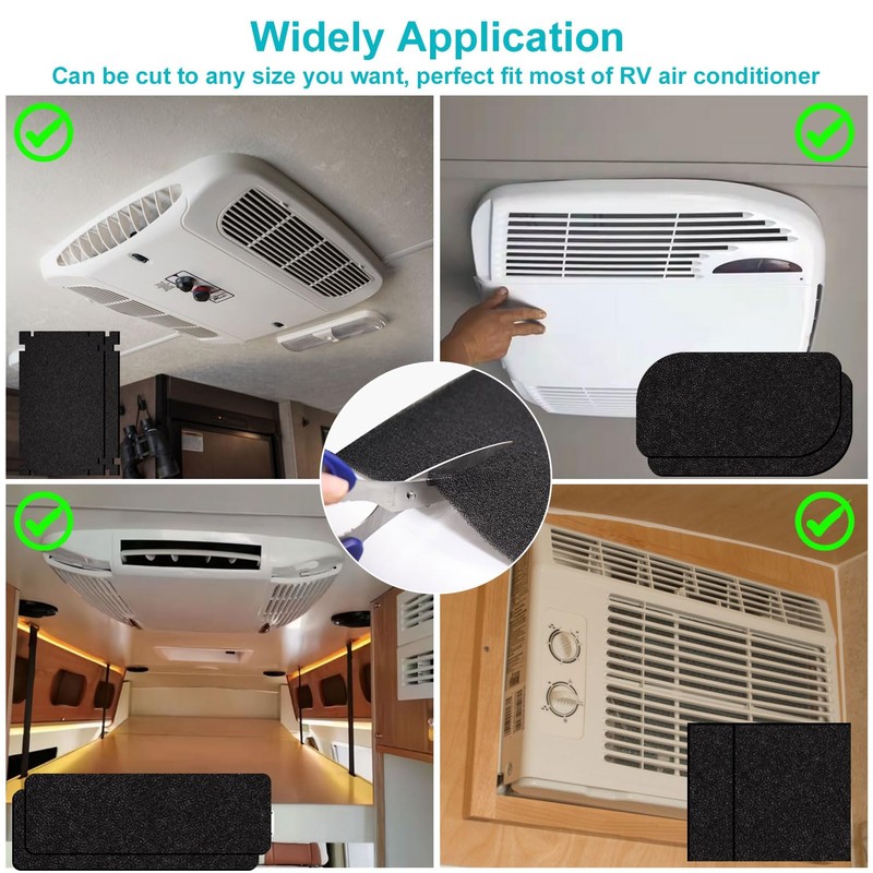 RV A/C Filters Replacement, 16 x 40 x 1/4 Inches