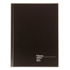Blueline Record Book, Black, 10.25 x 7.69 inches, 200 Pages