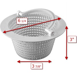 ATIE Above-Ground Pool Thru-Wall Skimmer Basket 513330 for Pentair HydroSkim Pool Thru-Wall Skimmer