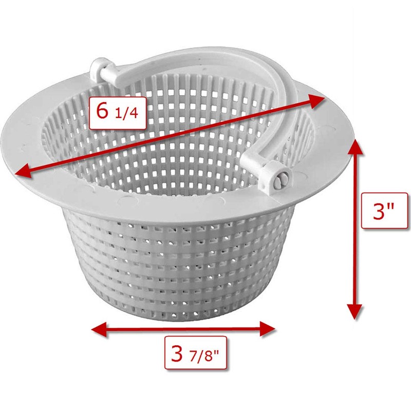 ATIE Above-Ground Pool Thru-Wall Skimmer Basket 513330 for Pentair HydroSkim
