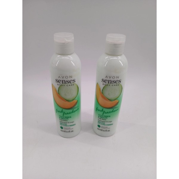(Lot Of 2) Avon Senses Cucumber Melon Body Lotion Fresh
