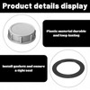 Plastic Pipe End Caps,4PCS 54mm Kitchen Sink Waste Pipe Blanking
