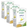 Simple Mixes Natural Instant Pudding Mix, Vanilla, 3.4 Ounces Each