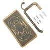 Toilet Paper Holder Multipurpose Retro Elegant Zinc Alloy Double Layer