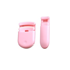 Benixmidart 2Packs Eyelash Curlers, Mini Lash Curler with Bonus Replacement Lash Pad, Eyelash Curler Kit Portable Travel Eyelash Curler for Partial and Entire Eye Makeup (Pink)