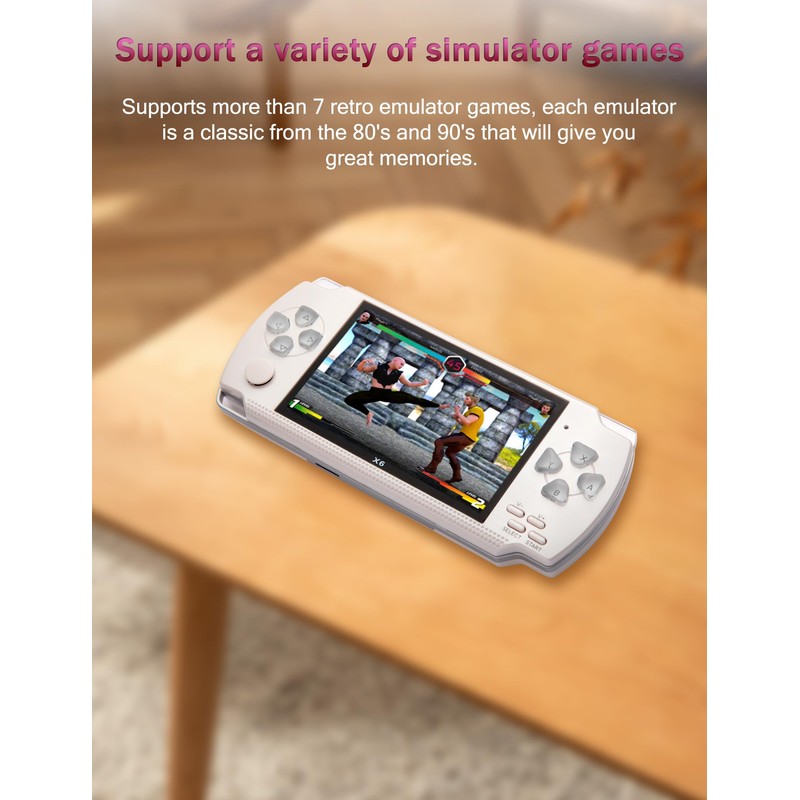 CZT 4.3 inch Retro Game Console with mps mp4 Function