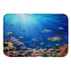 goodbath Memory Foam Bath Mat,Non Slip Bathroom Mat, Underwater Ocean