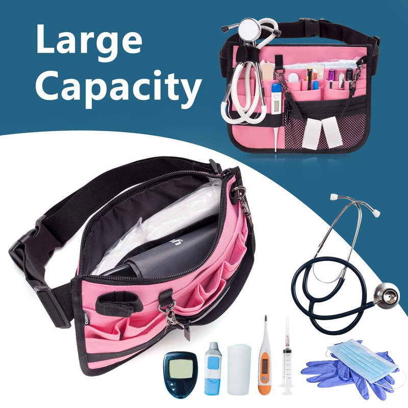 Damero Nurse Pack with Tape Holder Belt Bag for Nurses