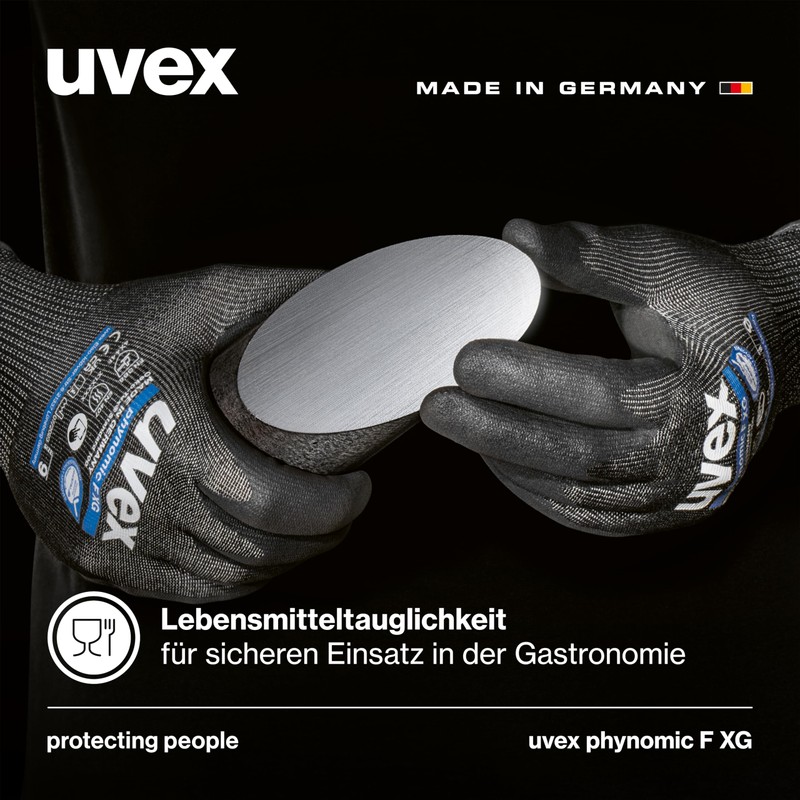 Uvex phynomic F XG, 1 pair, cut protection and grip