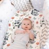 4 Pack Woodland Neutral Bassinet Sheets Set Unisex Forest Animals