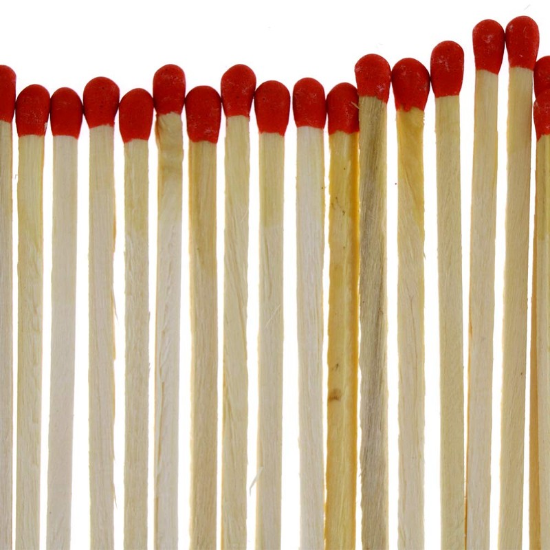 Quality Home Long Wooden Fireplace Matches for Candles, Camping, BBQ