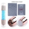 Unic Sello Estampador Doble Goma De Lujo + Placa Y