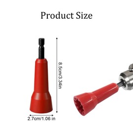 Wire Nut Twister,Wire Twisting Stripping Tools,Wire Twister Tool for Drill,Twister Wire Connector Wire Twisting Tool,2 Pcs Silver and 1 Pcs Red Electrical Wire Twister tool Enhanced Wiring Efficiency