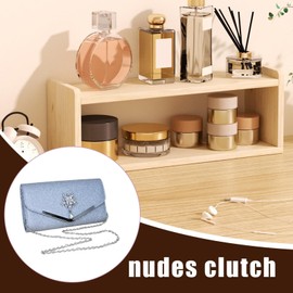 Women Evening Clutch Purses - Clutch Bags for Women Wedding,Compact Magnetic Closure Storage Pouch With Chain Strap for Wife Girlfriend