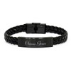 Choose Grace Bracelet for Him Her Men Women Braided Leather