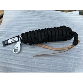 Communication Line Natural Horsemanship Parelli Style Training Rope 4.2 and 3.8 Meters (Black, 4.2 meters)
