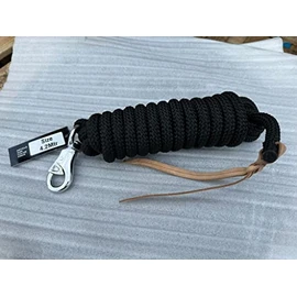 Communication Line Natural Horsemanship Parelli Style Training Rope 4.2 and 3.8 Meters (Black, 4.2 meters)