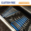Protoco 1030 Standard 12 Piece Wrench Rack, Tool Organizer for