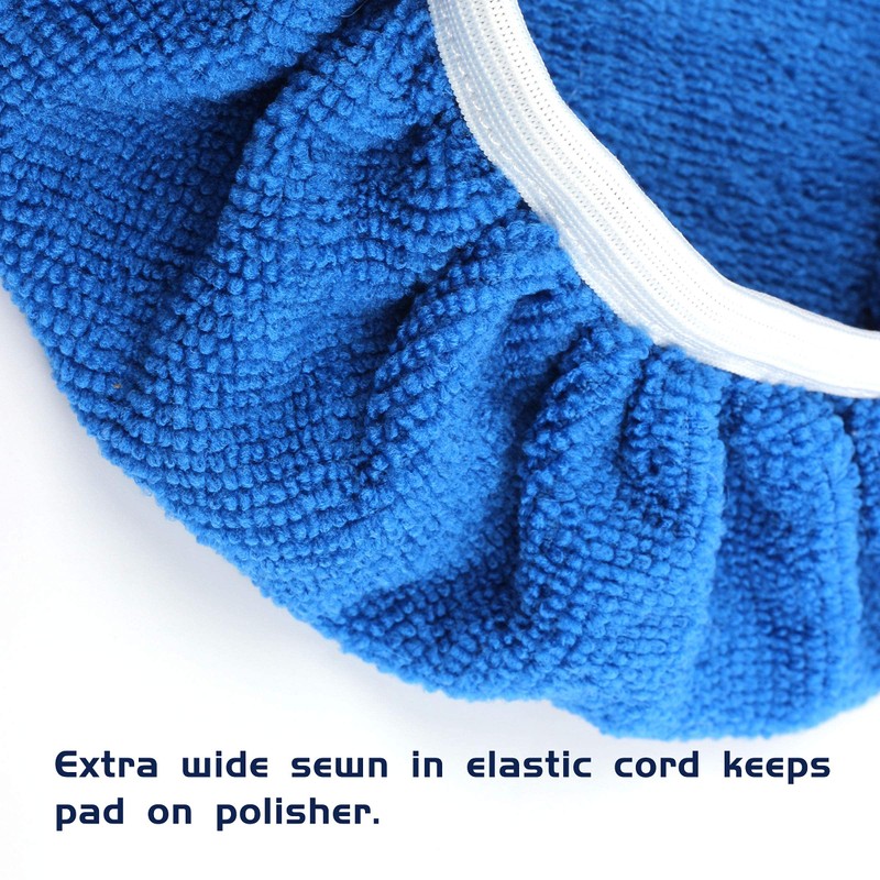 20 Pcs Microfiber Car Polishing Bonnet Pads (5 to 6