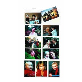 Medium (Size H) Hanging Photo Gallery - 22 photos in 11 pockets (reversible) Flat Pack