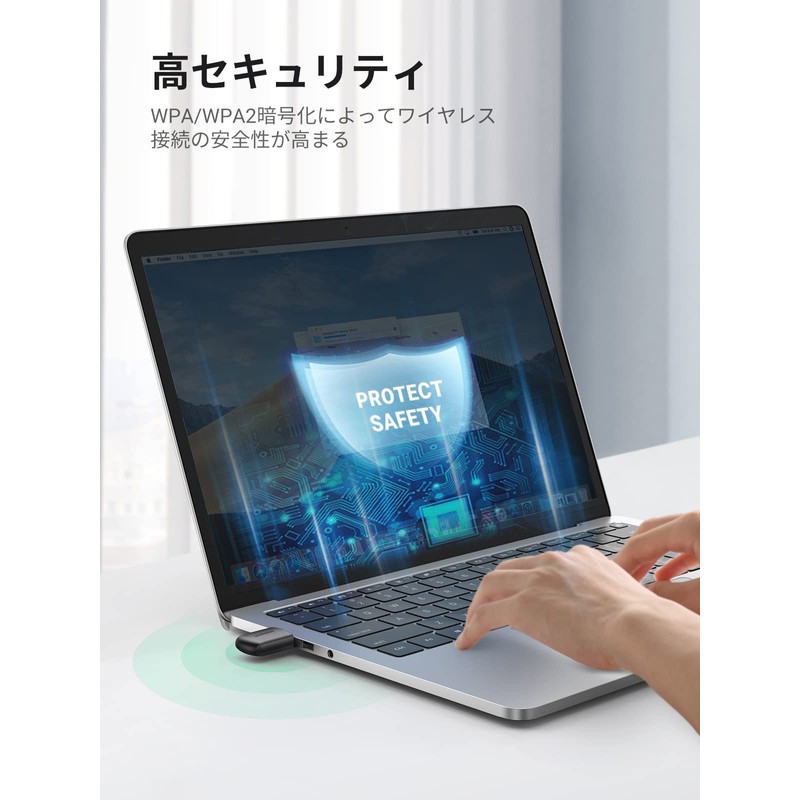 UGREEN Wi-Fi Wireless LAN Adapter AC650 433Mbps + 200Mbps Compatible