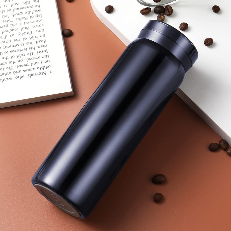 Small Flask, Cute Water Bottle, Vacuum Insulated Flask for Hot