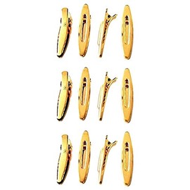 Set of 12 Gold Colour Mini Hair Clip/Hair Clip