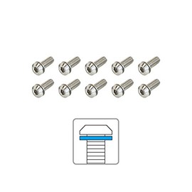 Adept AB5 Stainless Steel Bolts, Set of 10, M5 x 15 mm (BOS00200)