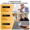 TOOLMAYS Electric Screwdriver, Cordless Screwdriver Kit, 4V 3-Speed Magnetic Bits