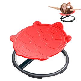 Oranmew Turtle Spinning Chair for Autistic Kids – Sensory Spinning Toy, Spin Chair for Kids Autism, Sensory Swivel Seat for Balance, Coordination, Focus & ADHD Support, Autism Sensory Products (Red)